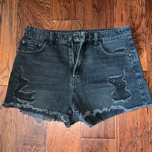 Wild Fable Black Jean Shorts